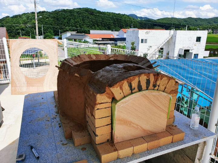 피자 화덕 만들기 DIY 과정