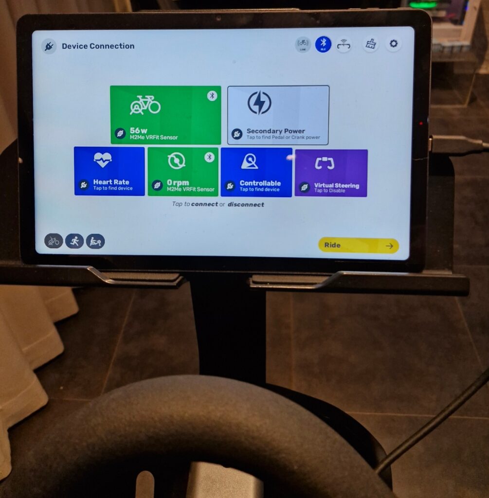 MYWHOOSH 케이던스 센서 활용