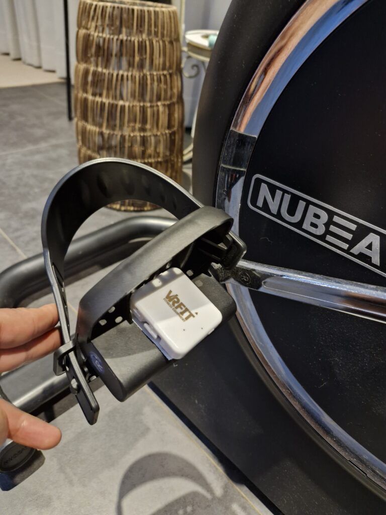 vrfit 센서 부착 모습