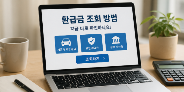 숨은 환급금 조회 방법