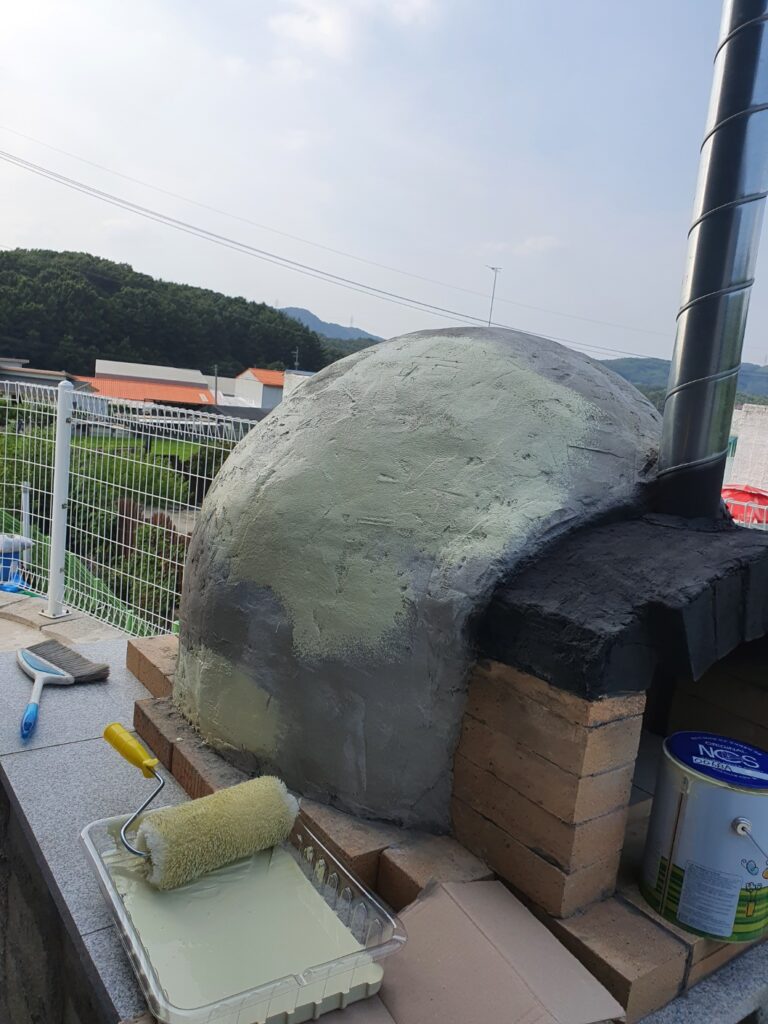 fire brick pizza oven build