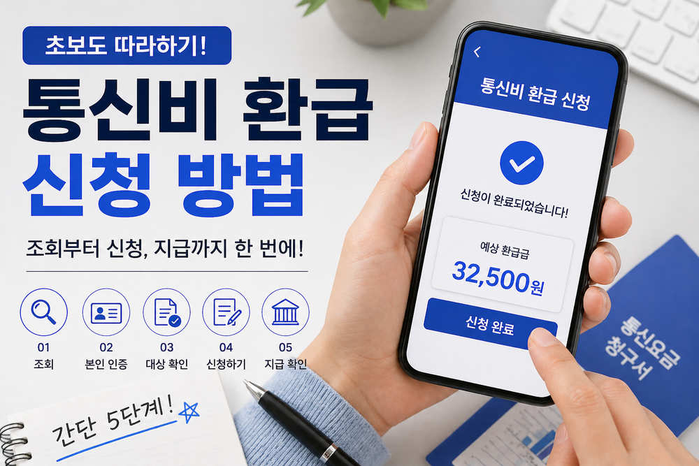 통신비 환급 신청 방법