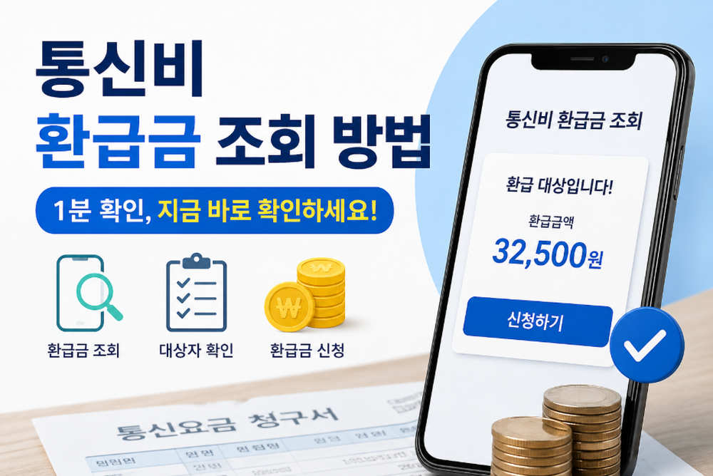 통신비 환급금